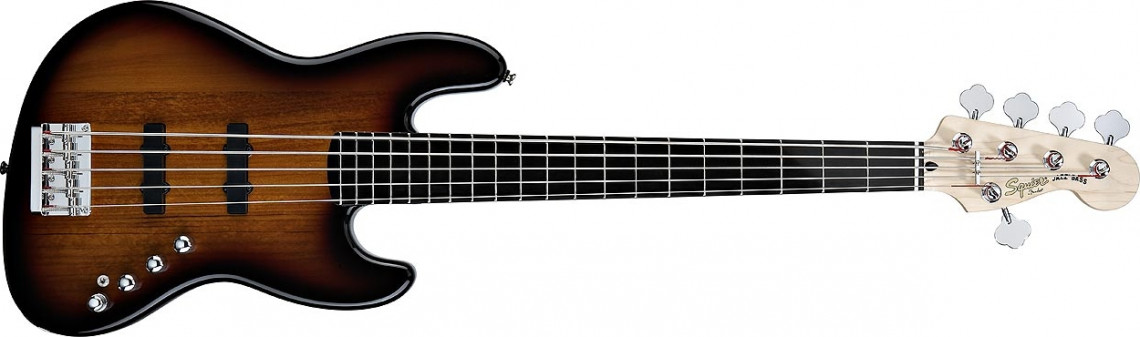 Hlavní obrázek 5strunné FENDER SQUIER Deluxe Jazz Bass 5 Active 3 Color Sunburst Ebonol