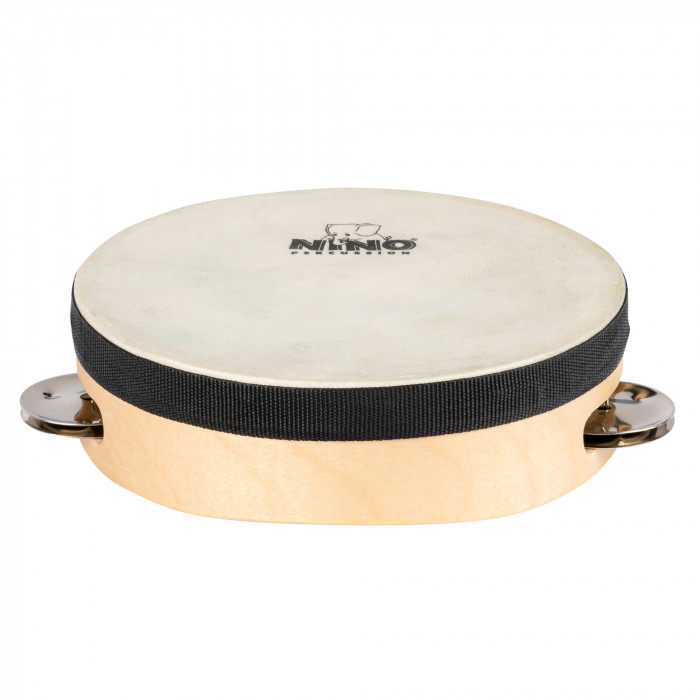 Hlavní obrázek Perkuse pro děti NINO PERCUSSION NINO942 Single Row Headed Wood Tambourine 6” - Natural