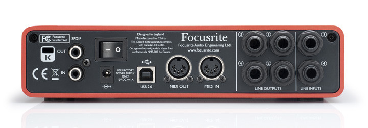 Hlavní obrázek USB zvukové karty FOCUSRITE Scarlett 6i6