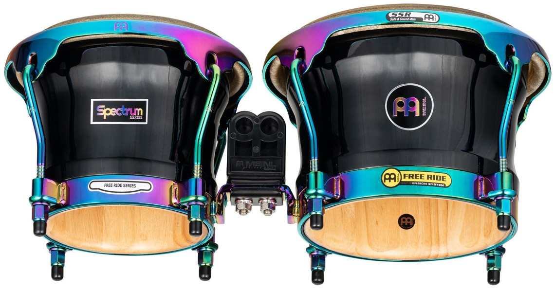 Hlavní obrázek Bonga MEINL S400PBK Marathon Spectrum Bongo 7” Macho & 8 1/2” Hembra - Phantom Black