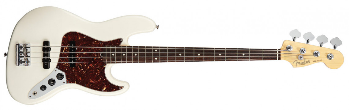 Hlavní obrázek JB modely FENDER American Standard Jazz Bass®, Rosewood Fingerboard, Olympic White