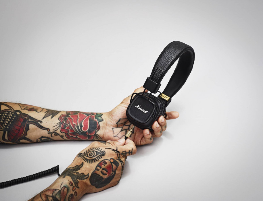 Hlavní obrázek Na uši (s kabelem) MARSHALL Major MK2-BLK