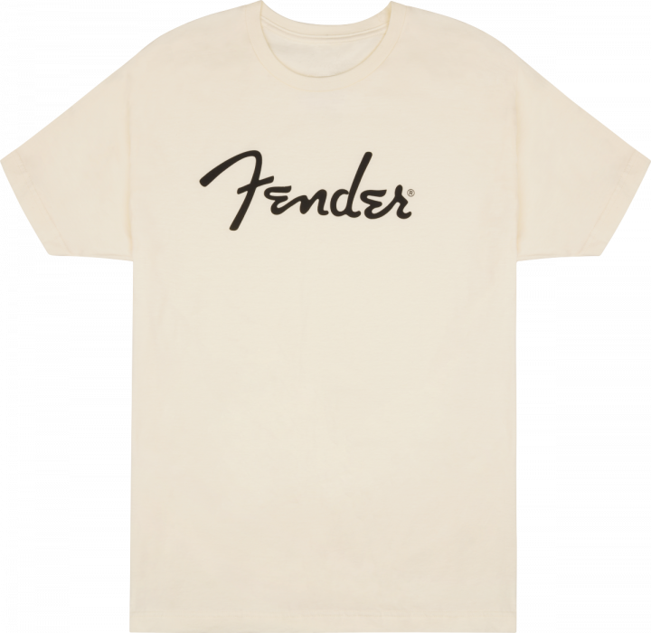 Hlavní obrázek Oblečení a dárkové předměty FENDER Spaghetti Logo T-Shirt, Olympic White, M