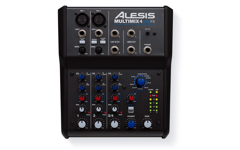Hlavní obrázek Mixážní pulty s efektem ALESIS MultiMix 4 USB FX