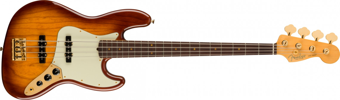Hlavní obrázek JB modely FENDER 75th Anniversary Commemorative Jazz Bass 2-Color Bourbon Burst Maple