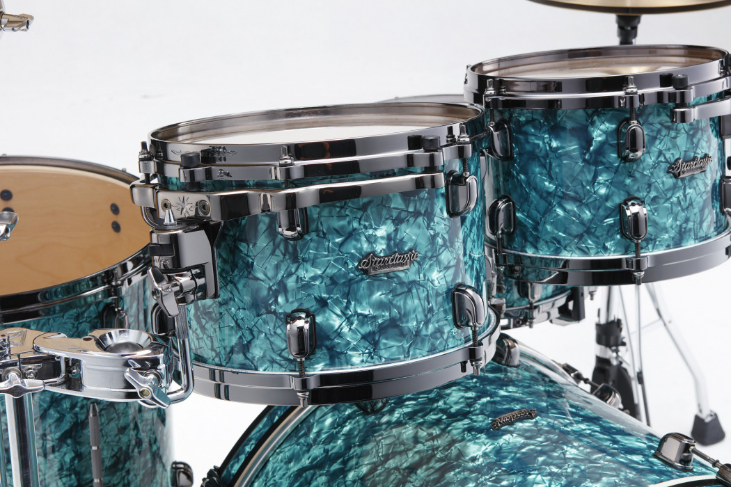 Hlavní obrázek 22“; 10“, 12“; 16“ TAMA MR42TZBNS-TQP Starclassic Maple Turquoise Pearl/Black Nickel Hardware