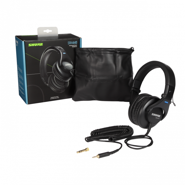 Hlavní obrázek Velká náhlavní sluchátka SHURE SRH 440