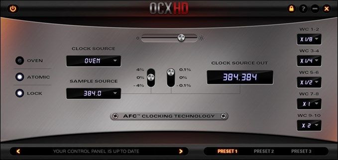 Hlavní obrázek TimeCode WoRdClock generátory ANTELOPE AUDIO Isochrone OCX HD