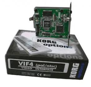 Hlavní obrázek Rozšiřující karty, boardy, mechaniky a paměťové jednotky KORG VIF4