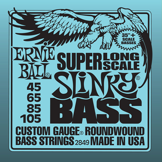 Levně Ernie Ball 2849 Stainless Steel Bass Long Scale Slinky - .045 - .105