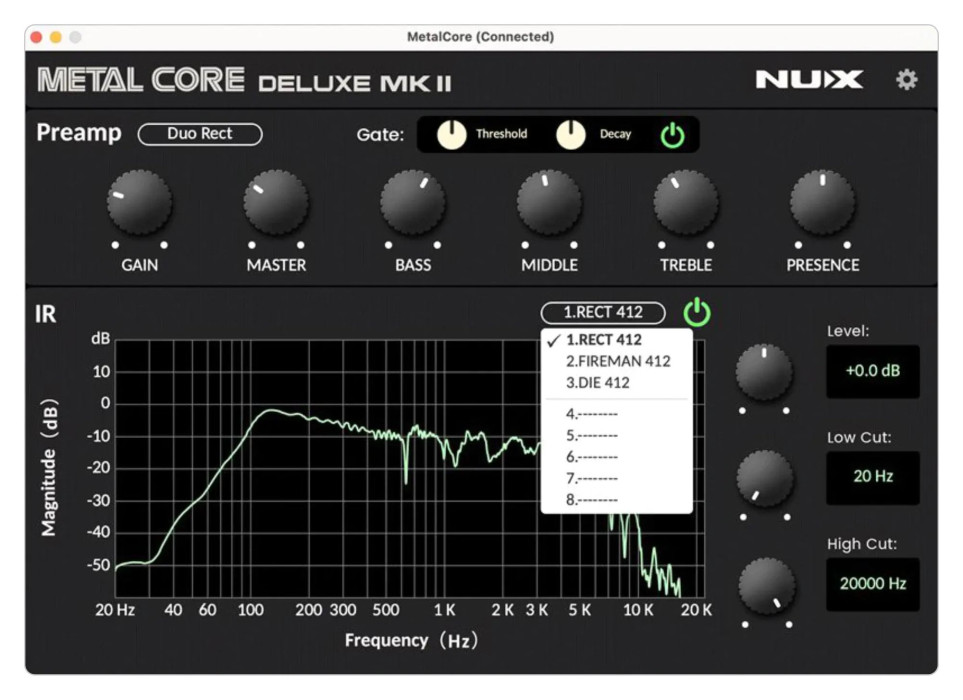 Hlavní obrázek Ostatní efekty NUX Metal Core DeluxeMKII