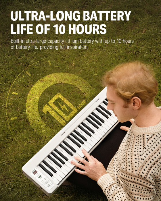 Hlavní obrázek Klávesy DONNER DP-06 - White