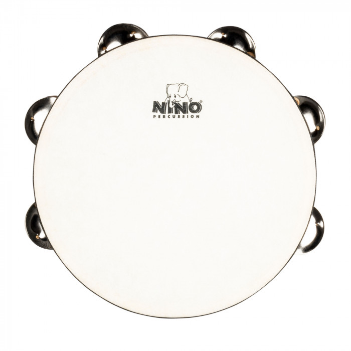 Hlavní obrázek Perkuse NINO PERCUSSION NINO946 Double Row Headed Wood Tambourine 8” - Natural