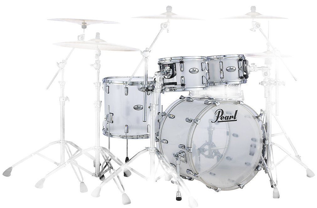 Hlavní obrázek 22“; 10“, 12“; 16“ PEARL CRB524P Crystal Beat - Frosted Acrylic LTD