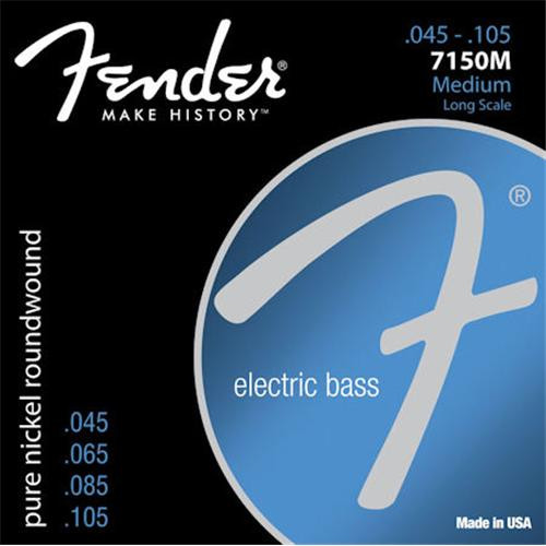 Hlavní obrázek Tvrdost .045 FENDER Original 7150 Bass Nickel, Long Scale 7150M - .045 - .105