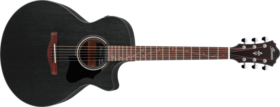 Hlavní obrázek Další tvary IBANEZ AE295-WK - Weathered Black