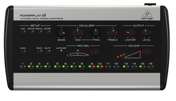Hlavní obrázek Digitální mixpulty BEHRINGER P16-M