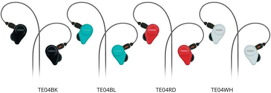 Hlavní obrázek Sluchátka do uší a pro In-Ear monitoring FOSTEX TE04 RD B stock