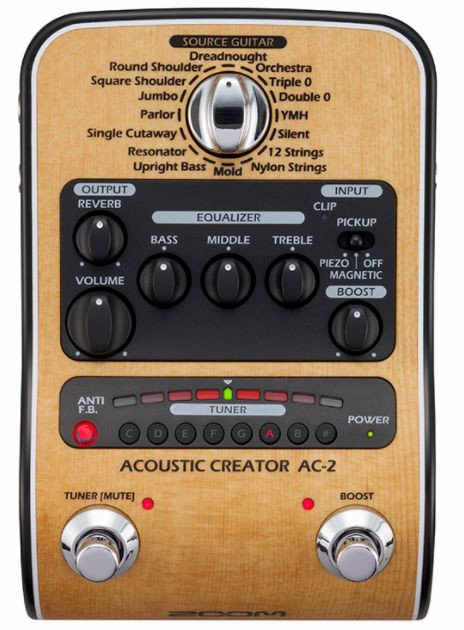 Hlavní obrázek Multiefekty, procesory ZOOM AC-2 Acoustic Creator