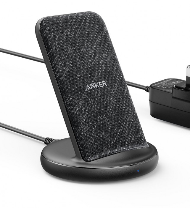 Hlavní obrázek Powerbanky a nabíječky ANKER PowerWave II Stand 15W EU Black+Gray