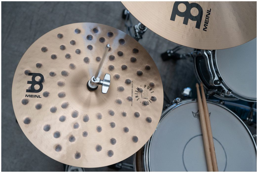 Hlavní obrázek 14" MEINL Cymbals Pure Alloy Extra Hammered Hihat - 14”