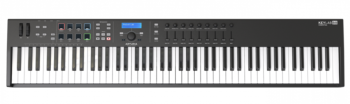 Hlavní obrázek MIDI keyboardy ARTURIA Keylab Essential 88 Black Edition