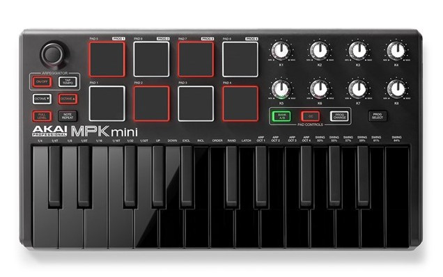 Hlavní obrázek MIDI keyboardy AKAI MPK Mini MKII Black Ltd.Edition