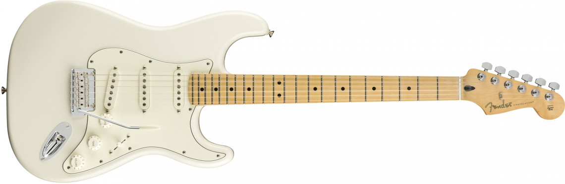 Levně Fender Player Stratocaster Polar White Maple