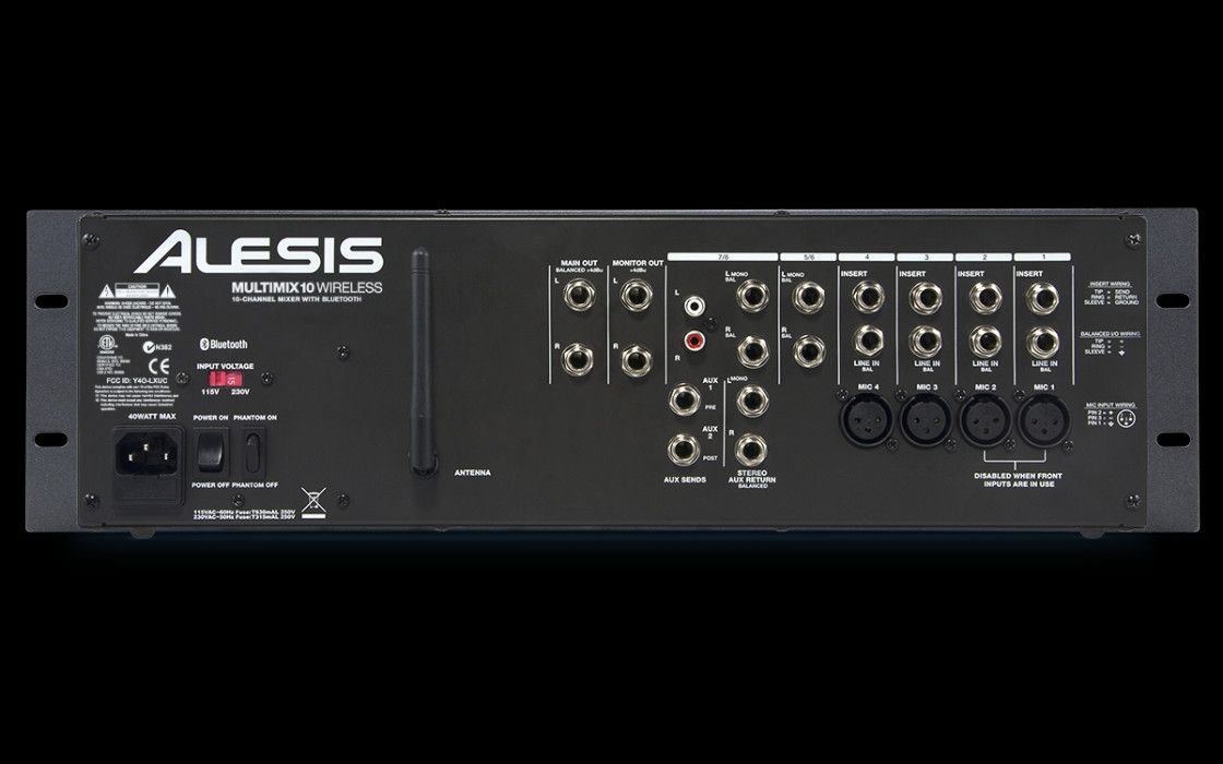 Hlavní obrázek Rackové, zónové a automatické mixážní pulty ALESIS MultiMix 10 Wireless