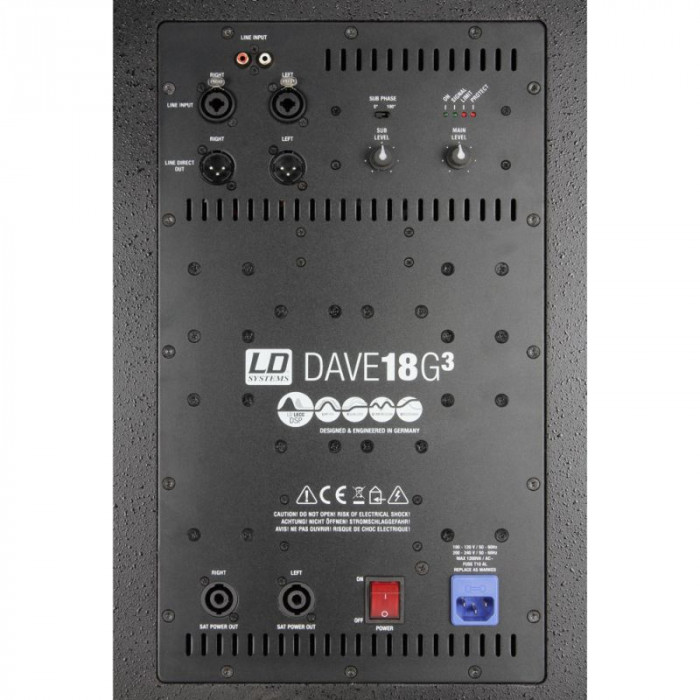 Hlavní obrázek Aktivní reproboxy LD SYSTEMS DAVE G3 Series - Compact 18