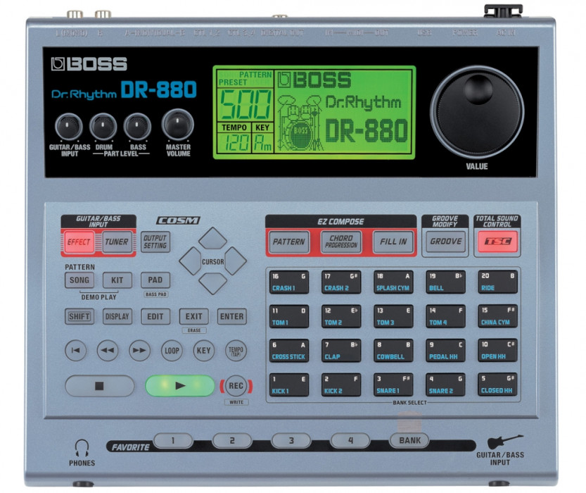 Hlavní obrázek Bicí automaty BOSS DR-880