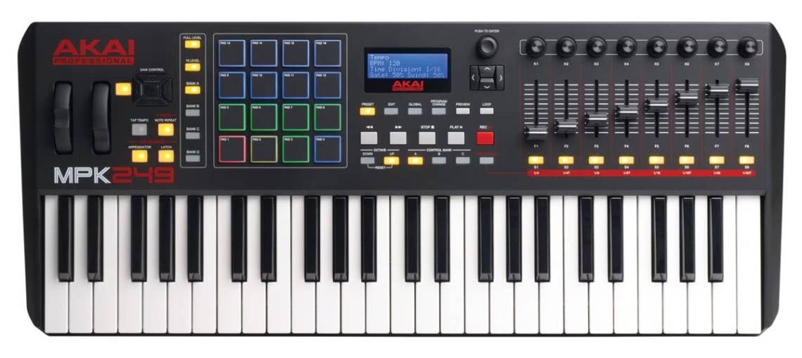 Hlavní obrázek MIDI keyboardy AKAI MPK249