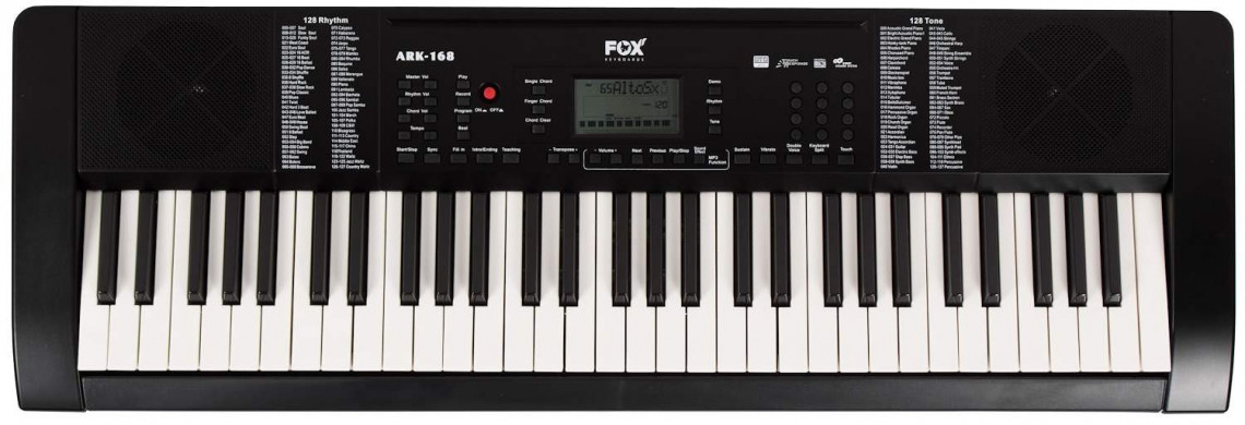 Hlavní obrázek Keyboardy s dynamikou FOX 168 BK B-STOCK