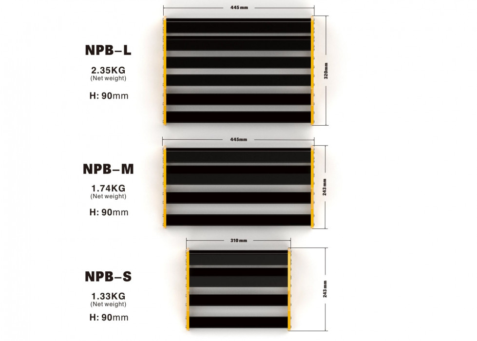 Hlavní obrázek Pedalboardy NUX NPB-S Bumblebee Pedalboard