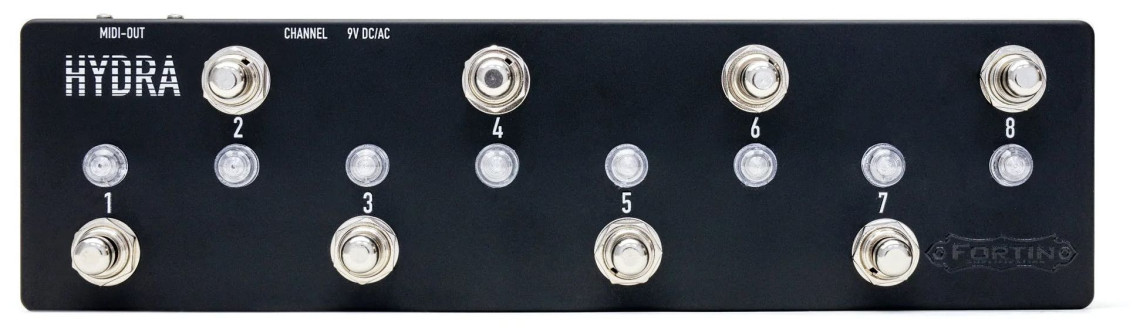 Hlavní obrázek Footswitche a přepínače FORTIN Hydra