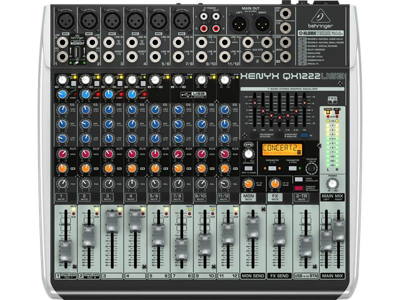 Hlavní obrázek Mixážní pulty s efektem BEHRINGER XENYX QX1222USB