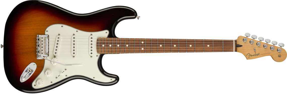 Levně Fender Player Stratocaster 3-Color Sunburst Pau Ferro