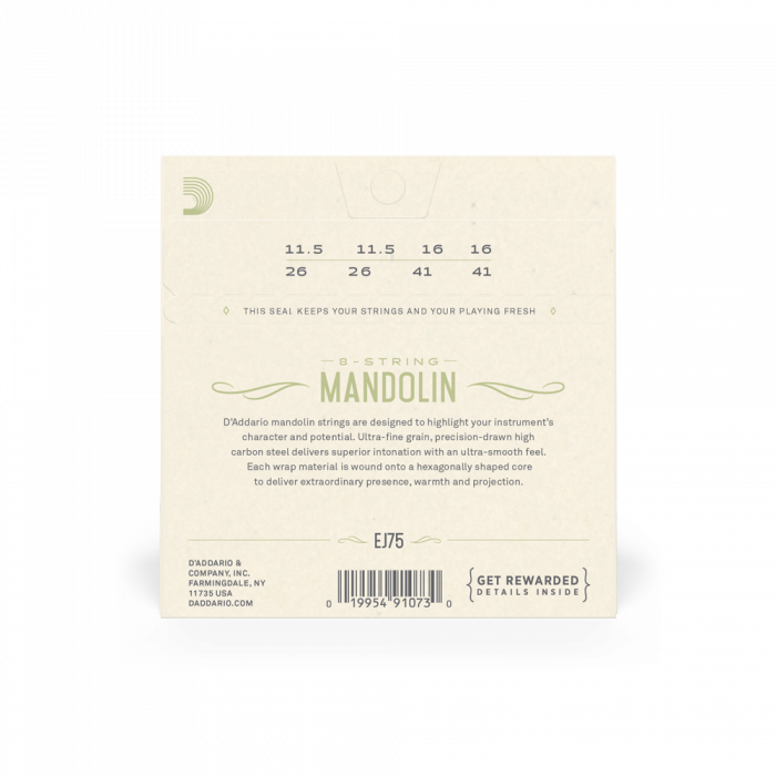 Hlavní obrázek Pro mandolíny D'ADDARIO EJ75