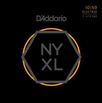Levně D'Addario NYXL 7-String Regular Light 10-59