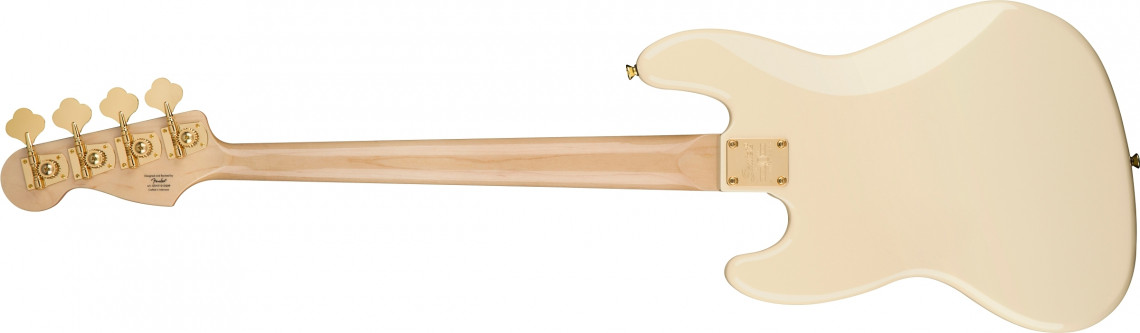 Hlavní obrázek JB modely FENDER SQUIER 40th Anniversary Jazz Bass Gold Edition - Olympic White