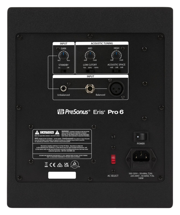 Hlavní obrázek Aktivní monitory PRESONUS Eris Pro 6 Black (single)