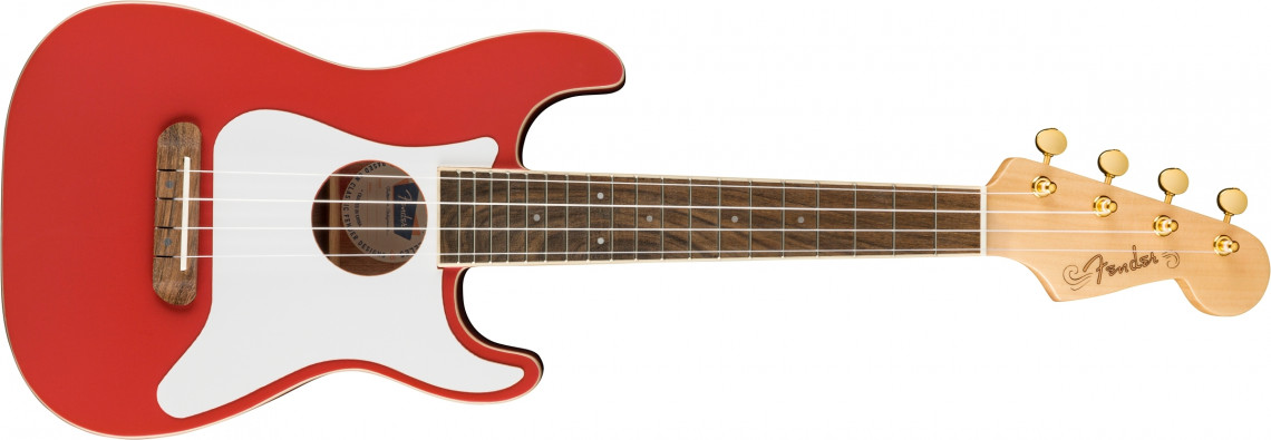 Levně Fender Fullerton Strat Uke - Fiesta Red Limited Edition