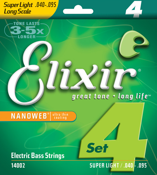Hlavní obrázek Tvrdost .040 ELIXIR 4 strings NANOWEB Long .040 - .095