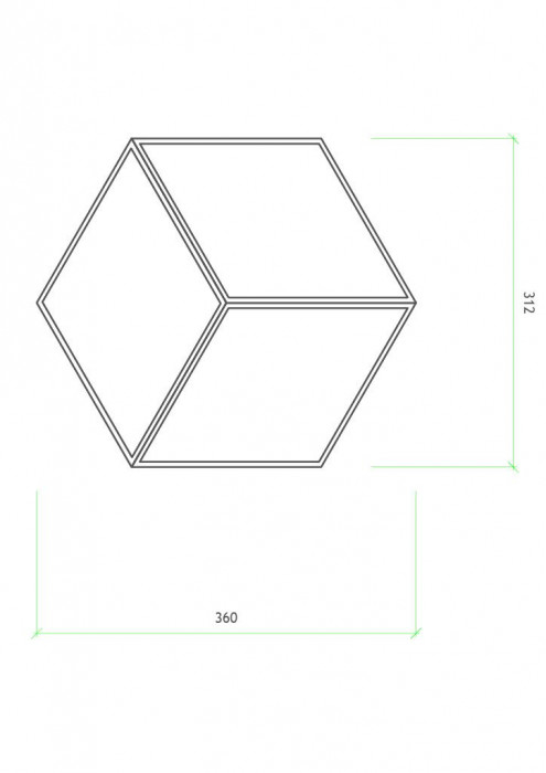 Hlavní obrázek Absorpční panely VELES-X Acoustic Hexagon / 3D cube