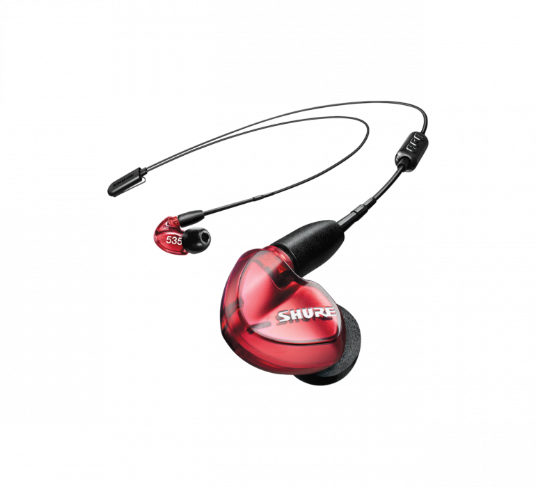 Hlavní obrázek Bezdrátová do uší SHURE SE535LTD - červená SpecialEdition in-ear sluchátka s RMCE-UNI a RMCE-BT2