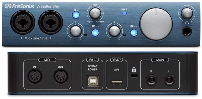 Hlavní obrázek USB zvukové karty PRESONUS AudioBox iTwo Studio