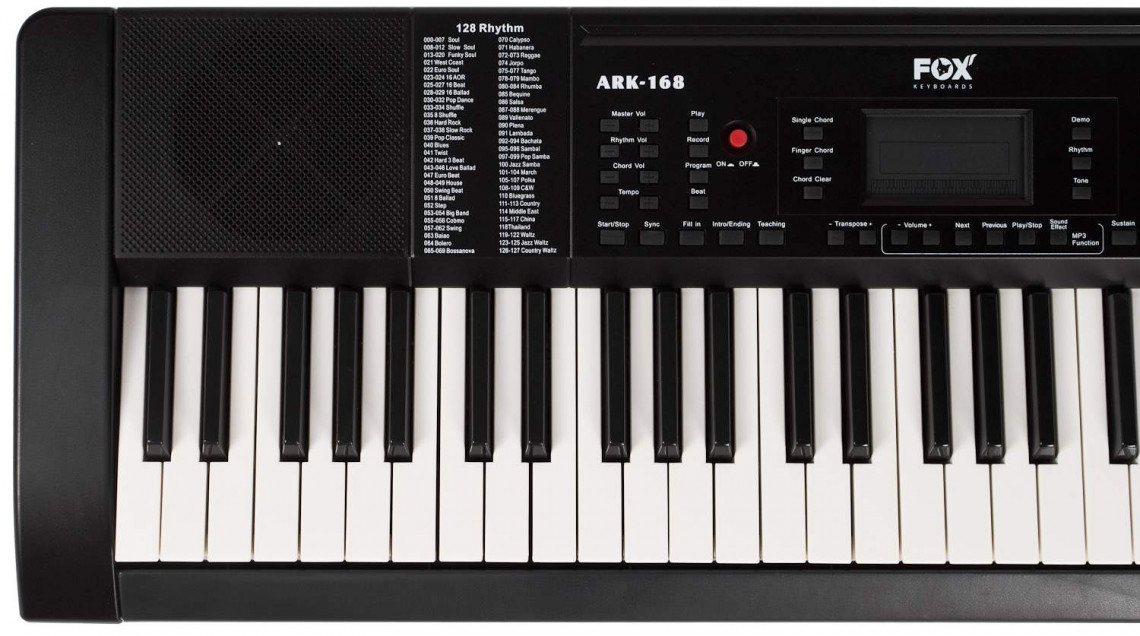 Hlavní obrázek Keyboardy s dynamikou FOX 168 BK B-STOCK