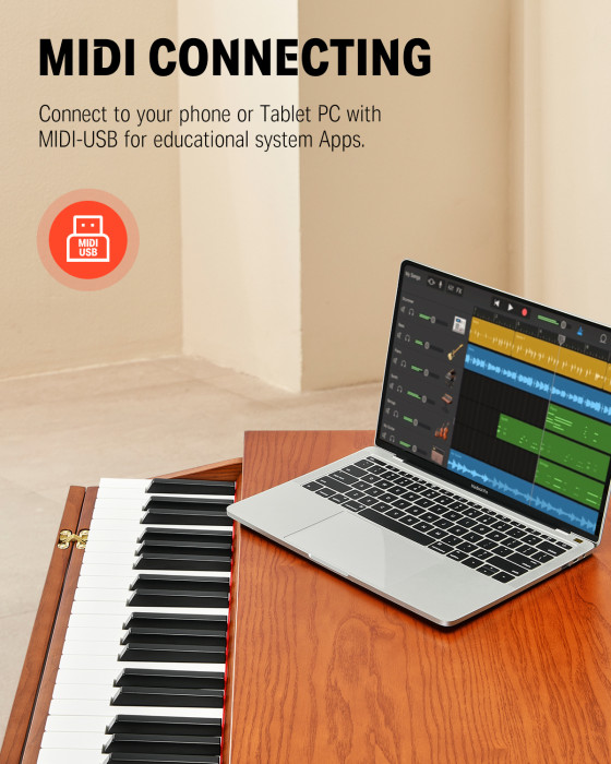 Hlavní obrázek Digitální piana DONNER DDP-80 Pro