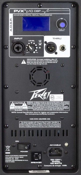 Hlavní obrázek Aktivní reproboxy PEAVEY PVX p 10 DSP
