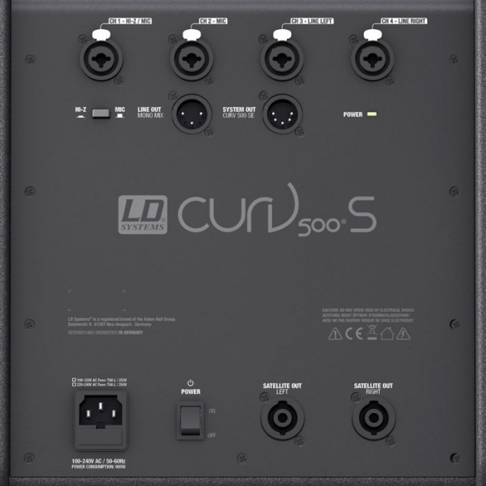 Hlavní obrázek Aktivní reproboxy LD SYSTEMS CURV 500 PS